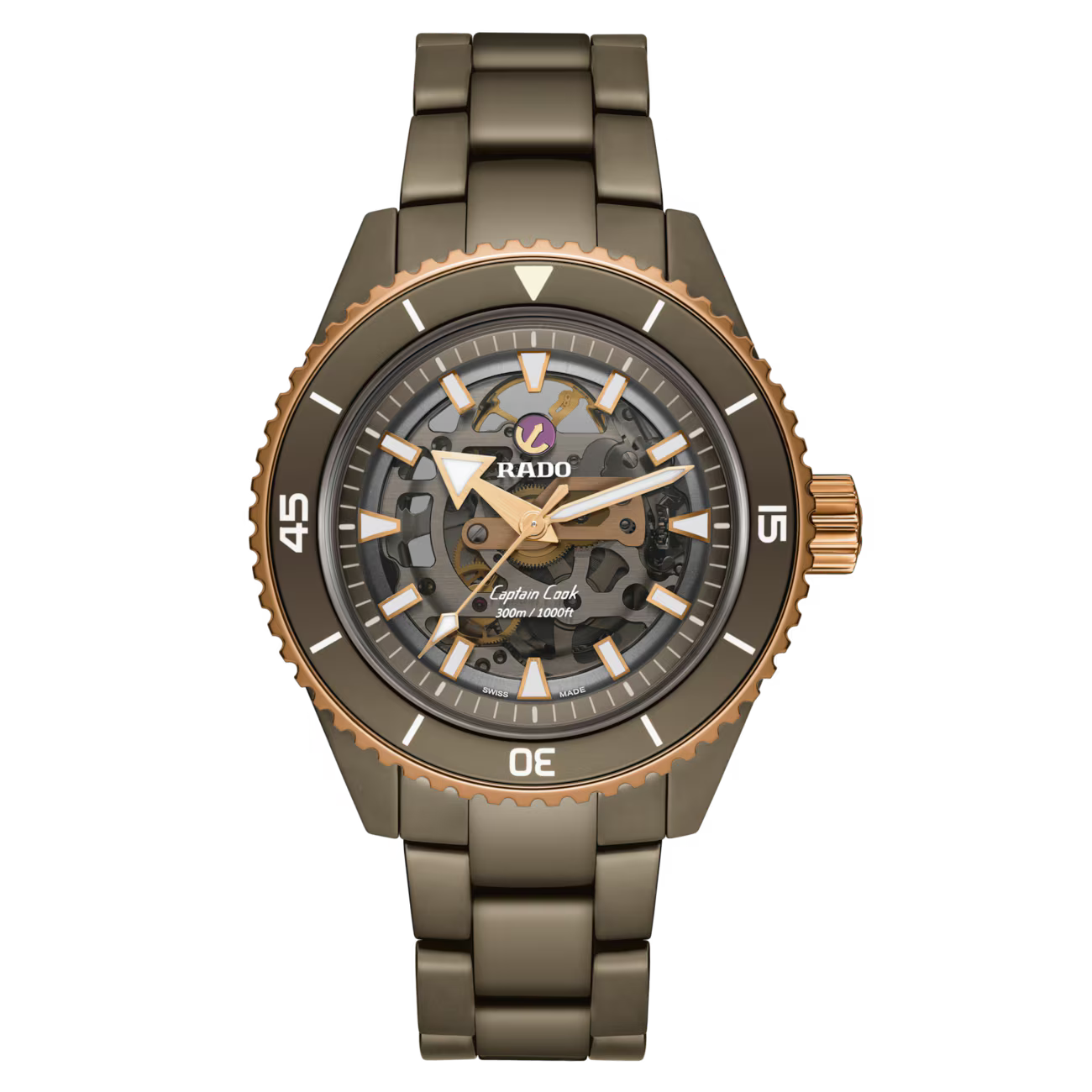 Rado Captain Cook High-Tech Ceramic Skeleton